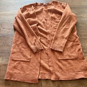 Wonder Nation Kids Rust Cardigan Sweater